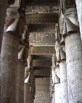 The Temple of Hathor, Denderra, Egypt.