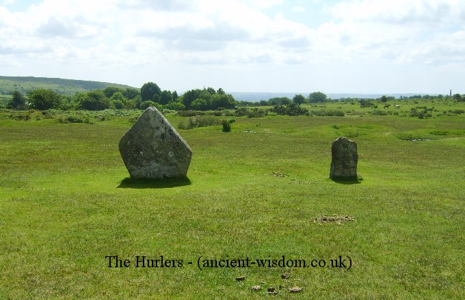 The Hurlers stone circles.