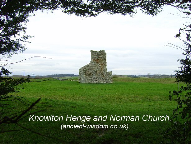 knowlton henge, dorset, england