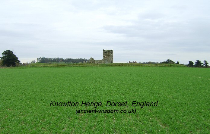 knowlton henge, dorset, england