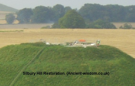 Silbury Hill, England.