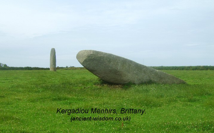 Kergadiou Menhirs, Brittany, France.