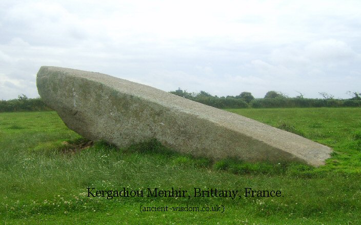 Kergadiou menhisr, Brittany, France.