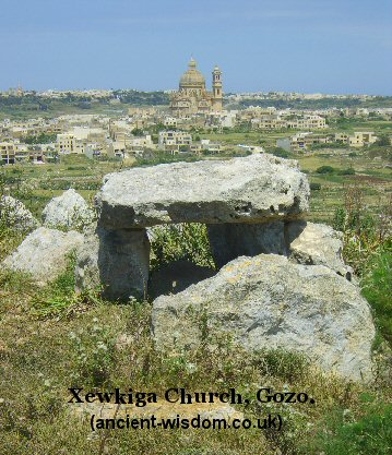 Xewkija church, Gozo, Malta.