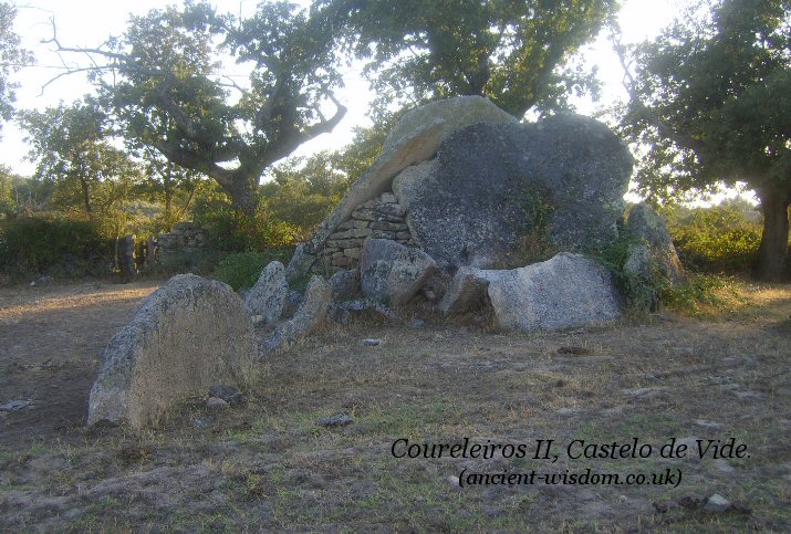 anta coureleiros, castelo de vide, portugal.