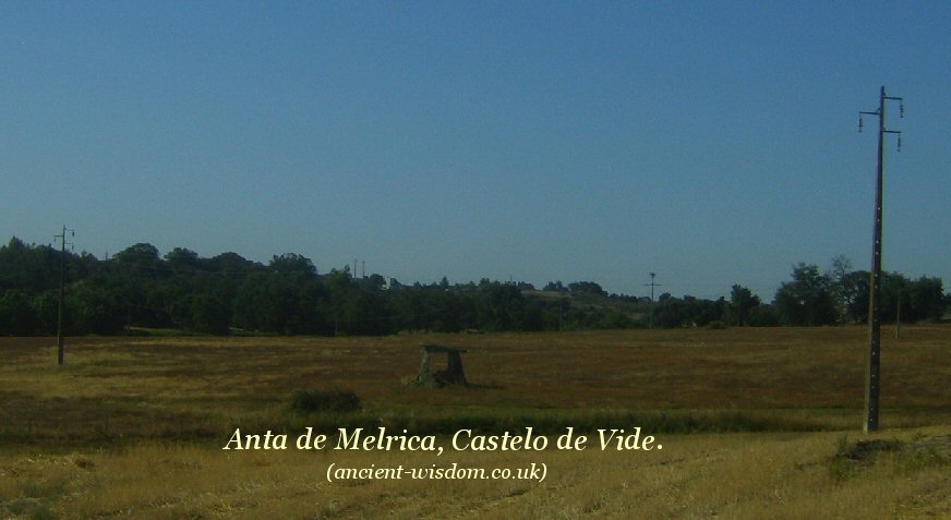 anta de melrica, castelo de vide, portugal