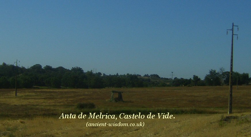anta de melrica, castelo de vide, portugal