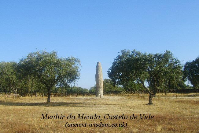 menhir de meada, castelo de vide, portugal
