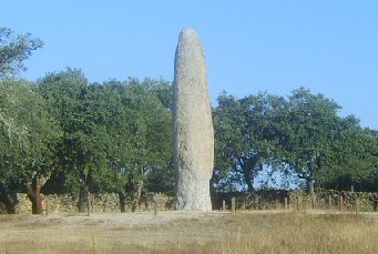 Menmhir da Meada, castelo de Vide, Portugal.