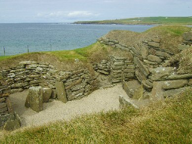 Skara Brae, Orkneys, Scotland.