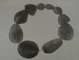 Ashikli Huyuk - Agate necklace (7,500-7,000 BC), Turkey